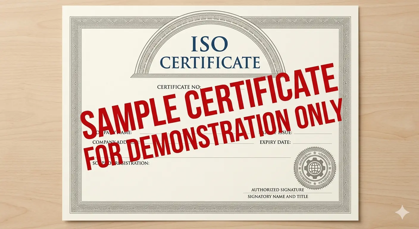 ISO सर्टिफिकेट — एक चिकित्सकीय अनुभव
